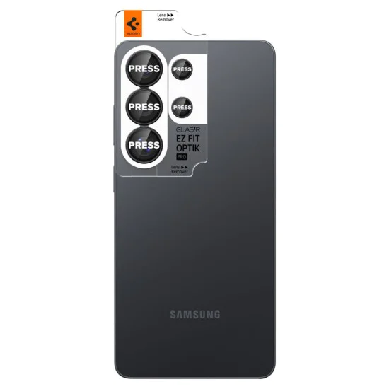 Протектор за камера за Samsung Galaxy S26 Ultra - Optik.tR EZ Fit Pro HD (2 pack) - Spigen - Черен