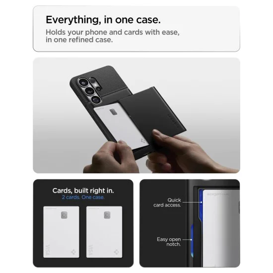 Калъф за Samsung Galaxy S26 Ultra - Slim Armor CS - Spigen - Черен
