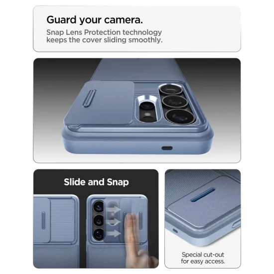 Калъф за Samsung Galaxy S26 Ultra - Optik Armor - Spigen - Син