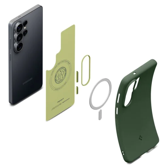 Калъф за Samsung Galaxy S26 Ultra - Caseology Nano Pop MagSafe - Spigen - Зелен