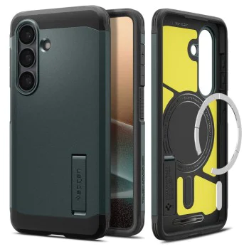 Калъф за Samsung Galaxy S26 Plus - Tough Armor MagSafe - Spigen - Зелен