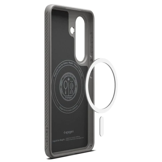 Калъф за Samsung Galaxy S26 Plus - Liquid Air MagSafe - Spigen - Мраморно сив
