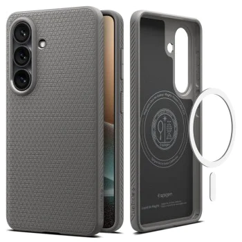 Калъф за Samsung Galaxy S26 - Liquid Air MagSafe - Spigen - Мраморно сив