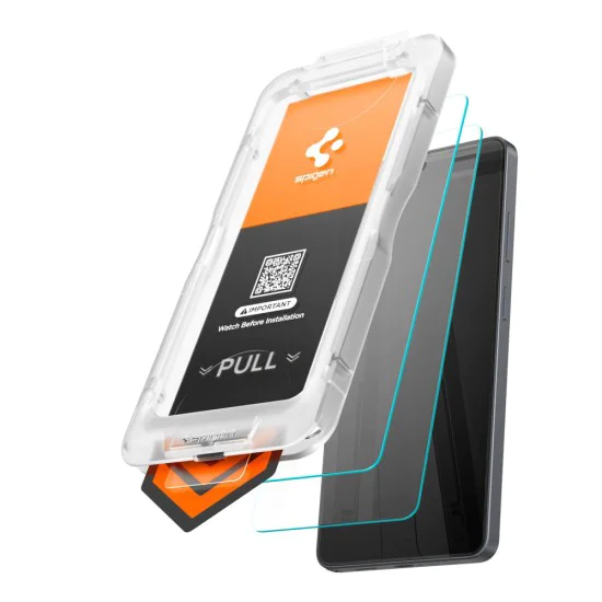 Протектор за Samsung Galaxy S26 - Glas.tR EZ-FIT Pro HD (2 pack) - Spigen - Прозрачен
