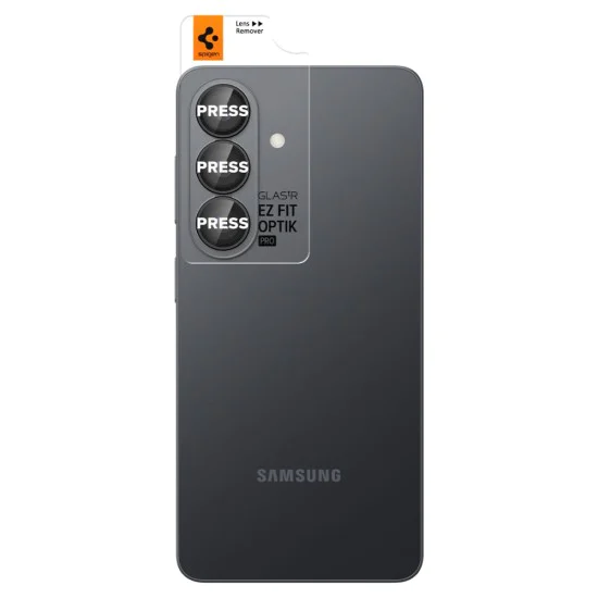 Протектор за камера за Samsung Galaxy S26 - Optik.tR EZ Fit Pro HD (2 pack) - Spigen - Черен