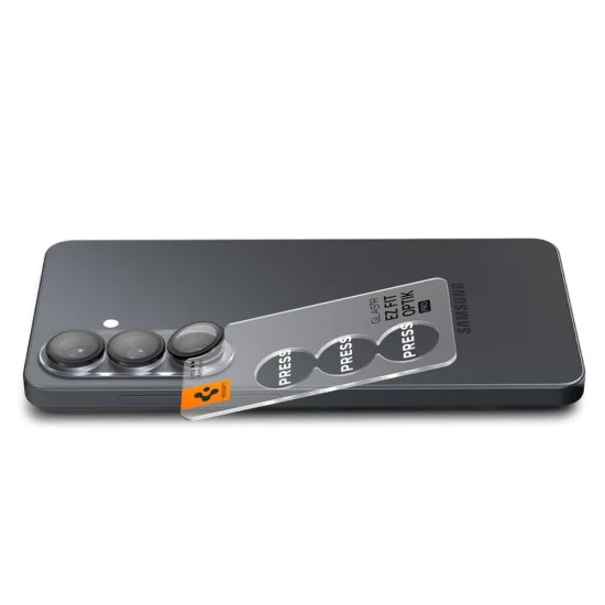 Протектор за камера за Samsung Galaxy S26 - Optik.tR EZ Fit Pro HD (2 pack) - Spigen - Черен
