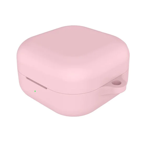 Калъф за Samsung Galaxy Buds 4 / Buds 4 Pro - Silicone Case - Techsuit - Розов
