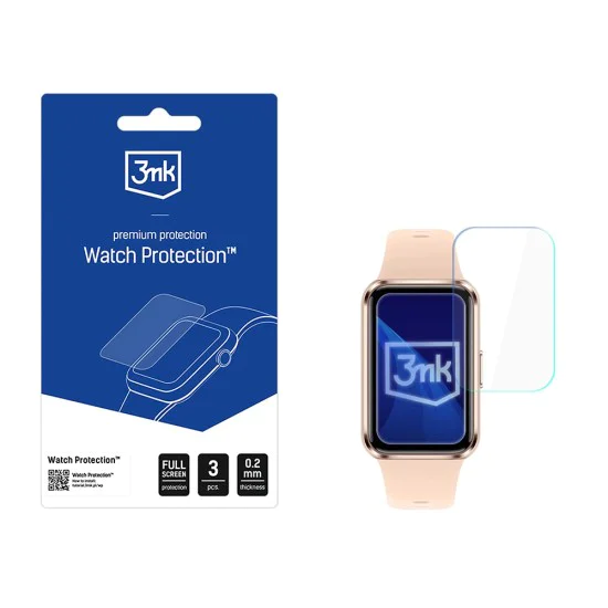 Протектор за Huawei Band 11 - Watch Protection ARC (3 pack) - 3mk - Прозрачен