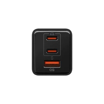 Зарядно устройство Spigen Essential EE473EU (ACH09465) - USB, 2x Type-C, 47W - Черно