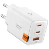 Зарядно устройство Spigen Essential EE473EU (ACH09464) - USB, 2x Type-C, 47W - Бяло