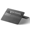 Стойка за лаптоп Spigen LD201-S6 (AMP11115) - сгъваема - Черна