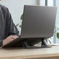 Стойка за лаптоп Spigen LD201-S6 (AMP11115) - сгъваема - Черна