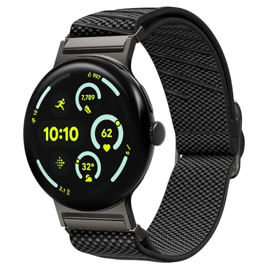 Каишка за Google Pixel Watch 1-4 (41mm) - Lite Fit X - Spigen - Черна