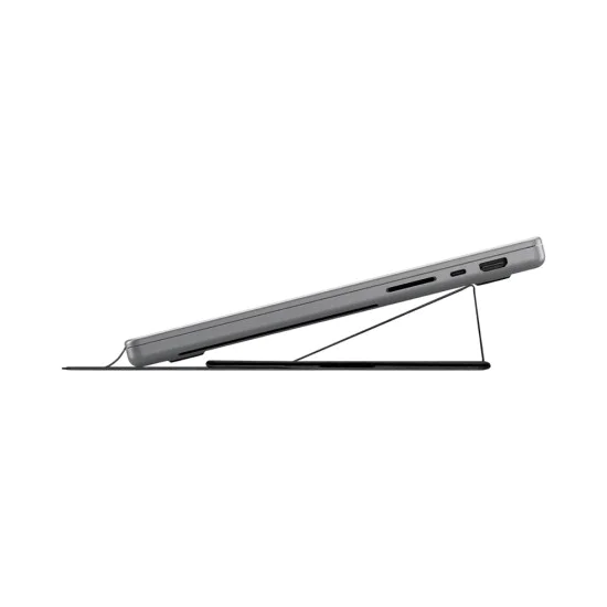 Стойка за лаптоп Spigen LD201-S8 (AMP11117) - сгъваема, до 16 - Черна