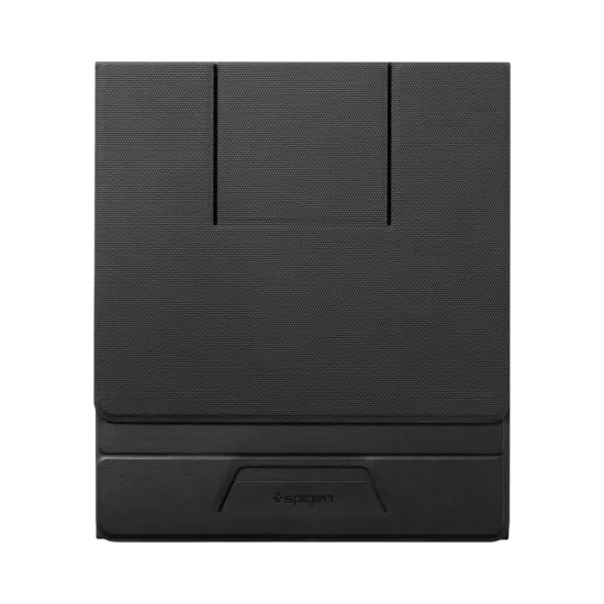 Стойка за лаптоп и бюро Spigen LD201-S10 (AMP11119) - сгъваема - Черна