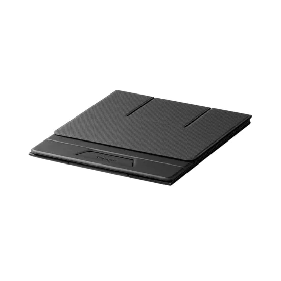 Стойка за лаптоп и бюро Spigen LD201-S10 (AMP11119) - сгъваема - Черна