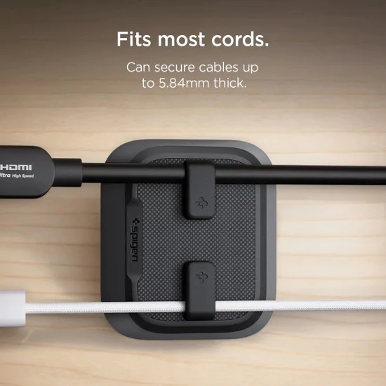 Магнитен държач за кабели Spigen LD103 (APP11145) - Черен