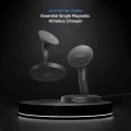 Безжично зарядно устройство Spigen Essential EF151MS (ACH10441) - MagSafe, 15W - Черно
