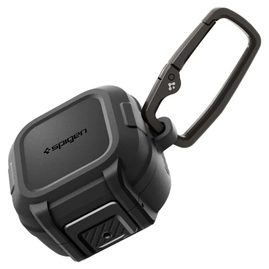 Калъф за Samsung Galaxy Buds 4 / Buds 4 Pro - Lock Fit - Spigen - Матово черен
