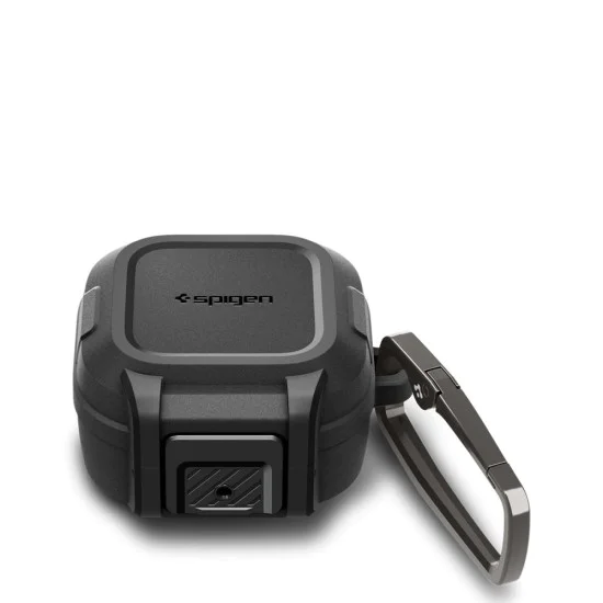 Калъф за Samsung Galaxy Buds 4 / Buds 4 Pro - Lock Fit - Spigen - Матово черен
