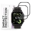 Протектор за Apple Watch Ultra / Ultra 2 / Ultra 3 - Nano Flex (2 pack) - Techsuit - Черен
