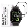Протектор за Apple Watch Ultra / Ultra 2 / Ultra 3 - Nano Flex (2 pack) - Techsuit - Черен