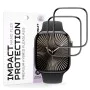 Протектор за Apple Watch 10 / 11 42mm - Nano Flex (2 pack) - Techsuit - Черен