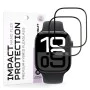 Протектор за Apple Watch 10 / 11 46mm - Nano Flex (2 pack) - Techsuit - Черен