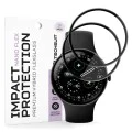 Протектор за Google Pixel Watch 4 45mm - Nano Flex (2 pack) - Techsuit - Черен