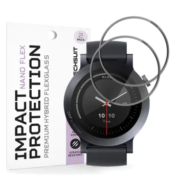 Протектор за Nothing CMF Watch 3 Pro - Nano Flex (2 pack) - Techsuit - Черен