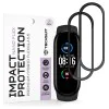 Протектор за Xiaomi Mi Band 5 / 6 / 6 NFC - Nano Flex (2 pack) - Techsuit - Черен