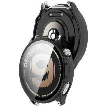 Калъф с протектор за OnePlus Watch Lite / Oppo Watch S - Defense360 Pro - Techsuit - Черен