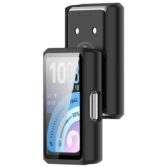 Калъф с протектор за Huawei Band 11 Pro - Defense360 Pro - Techsuit - Черен