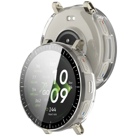 Калъф с протектор за Amazfit Active 3 Premium - Defense360 Pro - Techsuit - Прозрачен