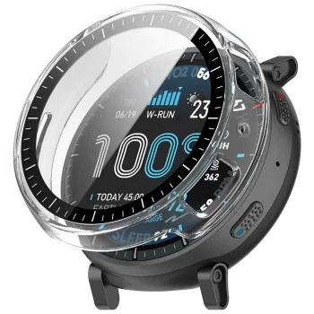 Калъф с протектор за Amazfit Active Max - Defense360 Pro - Techsuit - Прозрачен
