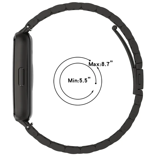 Каишка за Huawei Band 11 / Band 11 Pro - Watchband (W010) - Techsuit - Сребрист