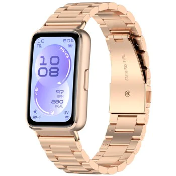Каишка за Huawei Band 11 / Band 11 Pro - Watchband (W010) - Techsuit - Розов