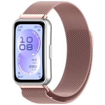 Каишка за Huawei Band 11 / Band 11 Pro - Watchband (W009) - Techsuit - Розов