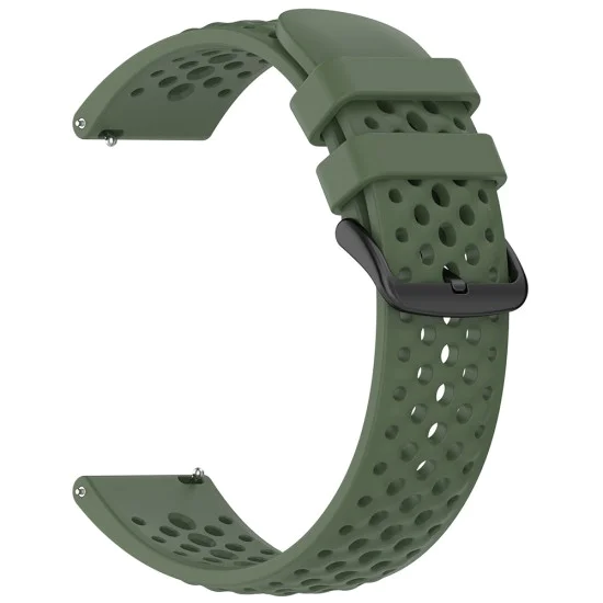 Каишка 22mm за Amazfit Active Max/Galaxy Watch 46mm/Watch 3/Gear S3/GTR 2 - (W083) - Techsuit - Зелен
