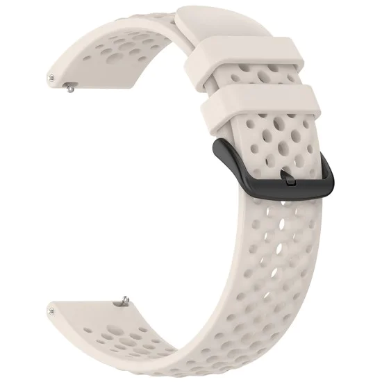 Каишка 22mm за Amazfit Active Max/Galaxy Watch 46mm/Watch 3/Gear S3/GTR 2 - (W083) - Techsuit - Бял