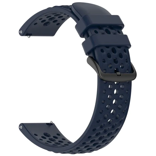 Каишка 22mm за Amazfit Active Max/Galaxy Watch 46mm/Watch 3/Gear S3/GTR 2 - (W083) - Techsuit - Син