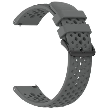 Каишка 22mm за Amazfit Active Max/Galaxy Watch 46mm/Watch 3/Gear S3/GTR 2 - (W083) - Techsuit - Сив