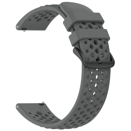 Каишка 22mm за Amazfit Active Max/Galaxy Watch 46mm/Watch 3/Gear S3/GTR 2 - (W083) - Techsuit - Сив