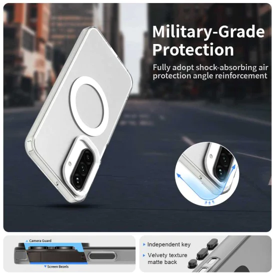 Калъф за Samsung Galaxy A27 5G - CandyCase MagSafe - Techsuit - Бял