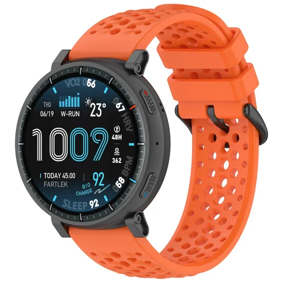 Каишка 22mm за Amazfit Active Max/Galaxy Watch 46mm/Watch 3/Gear S3/GTR 2 - (W083) - Techsuit - Оранжев