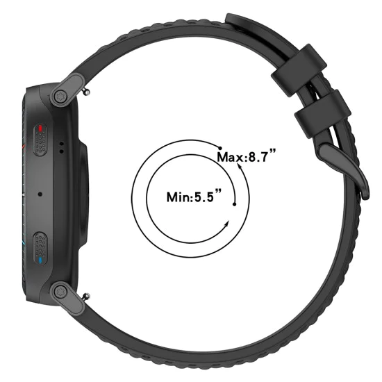 Каишка 22mm за Amazfit Active Max/Galaxy Watch 46mm/Watch 3/Gear S3/GTR 2 - (W083) - Techsuit - Оранжев