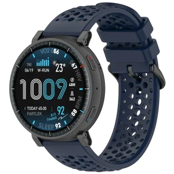 Каишка 22mm за Amazfit Active Max/Galaxy Watch 46mm/Watch 3/Gear S3/GTR 2 - (W083) - Techsuit - Син