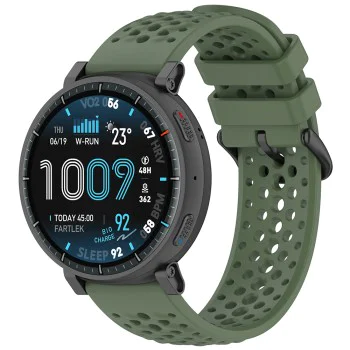 Каишка 22mm за Amazfit Active Max/Galaxy Watch 46mm/Watch 3/Gear S3/GTR 2 - (W083) - Techsuit - Зелен