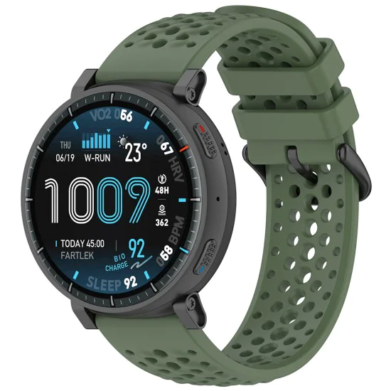 Каишка 22mm за Amazfit Active Max/Galaxy Watch 46mm/Watch 3/Gear S3/GTR 2 - (W083) - Techsuit - Зелен