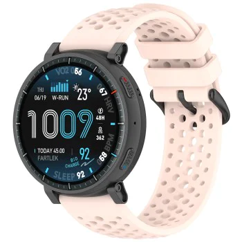 Каишка 22mm за Amazfit Active Max/Galaxy Watch 46mm/Watch 3/Gear S3/GTR 2 - (W083) - Techsuit - Розов